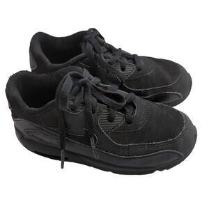 Nike Air Max 90 Baby Toddler Sz 10C Athletic Shoes Black Basketball Sneaker Mid